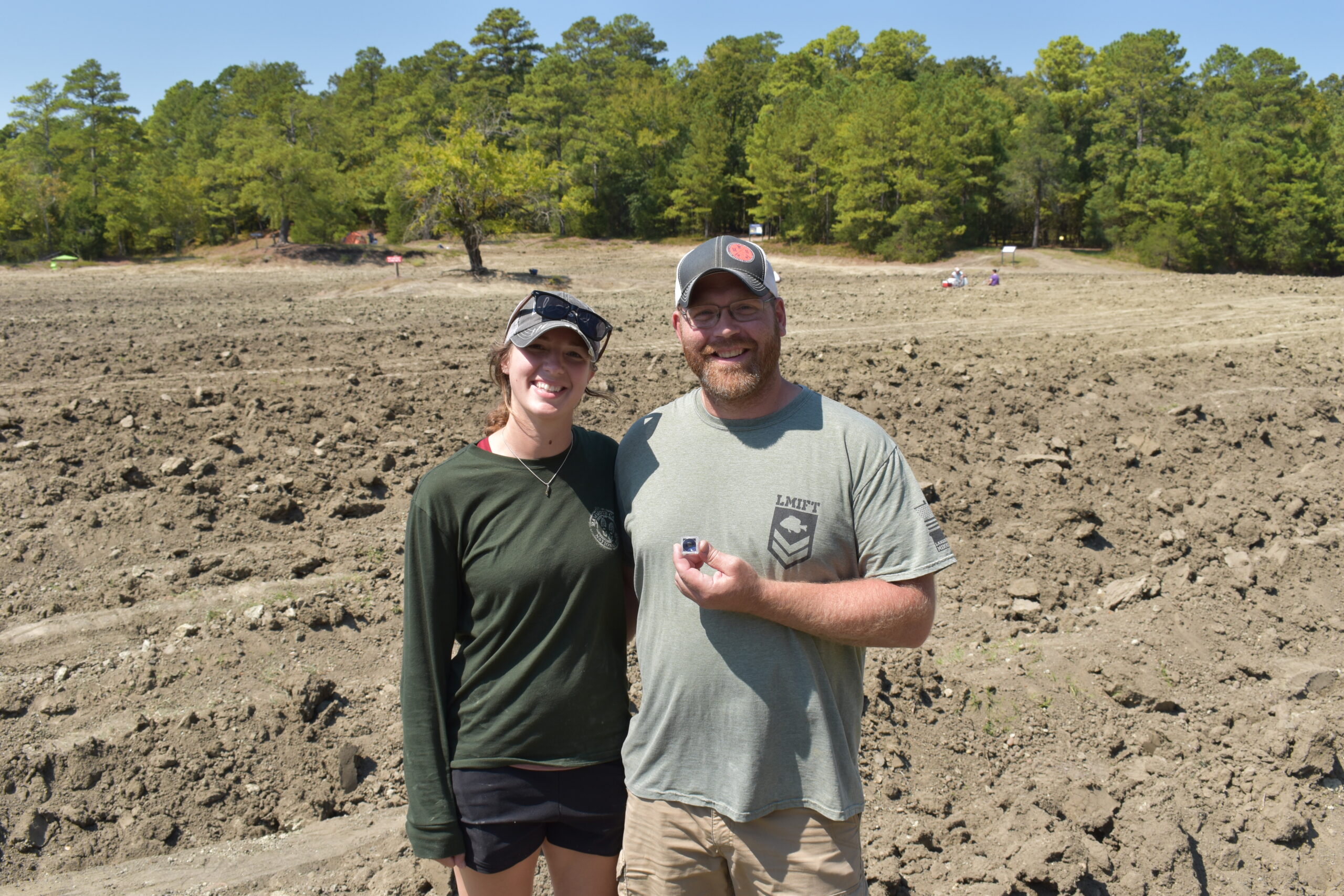 Jessica and Seth Erickson at Arkansas’s Crater of Diamonds State Park